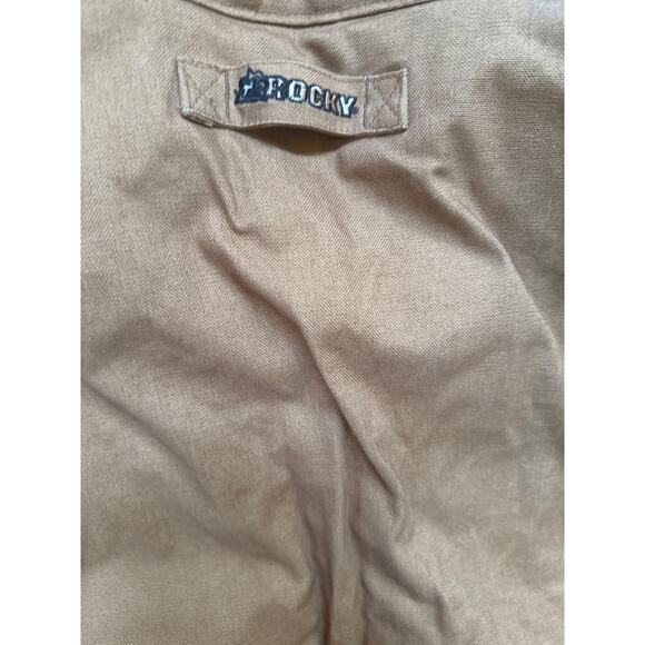 Rocky XX Large Short Insulated Coveralls Brown Duck - Picture 4 of 6